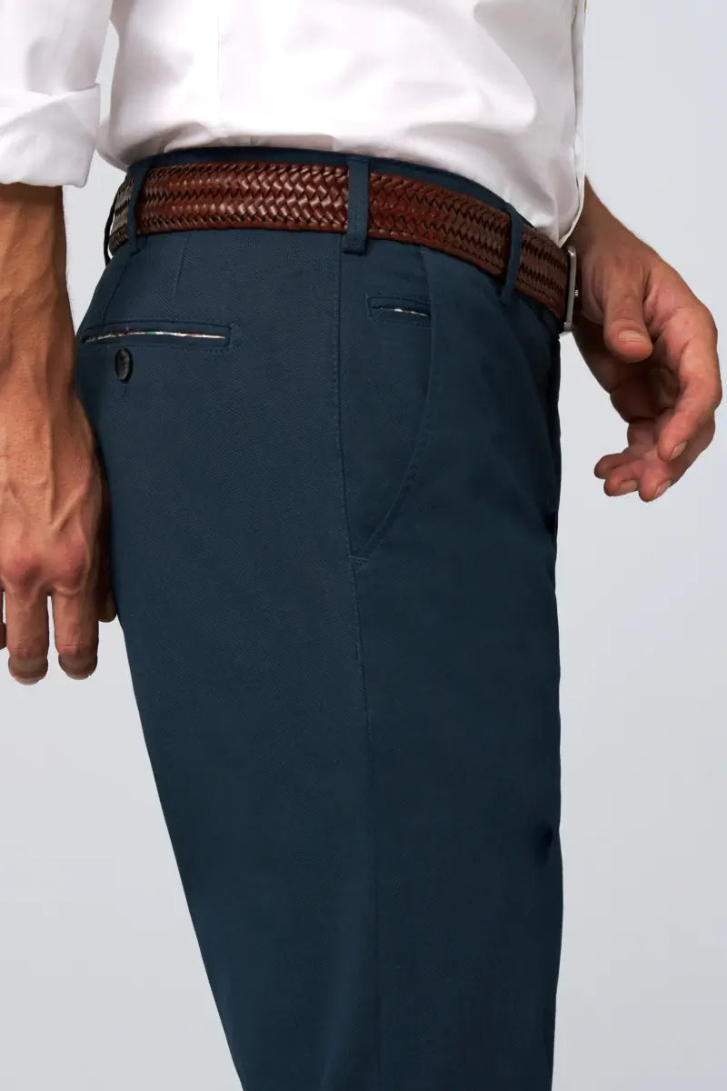 MEYER - Cintura in pelle elasticizzata - 38 Marrone