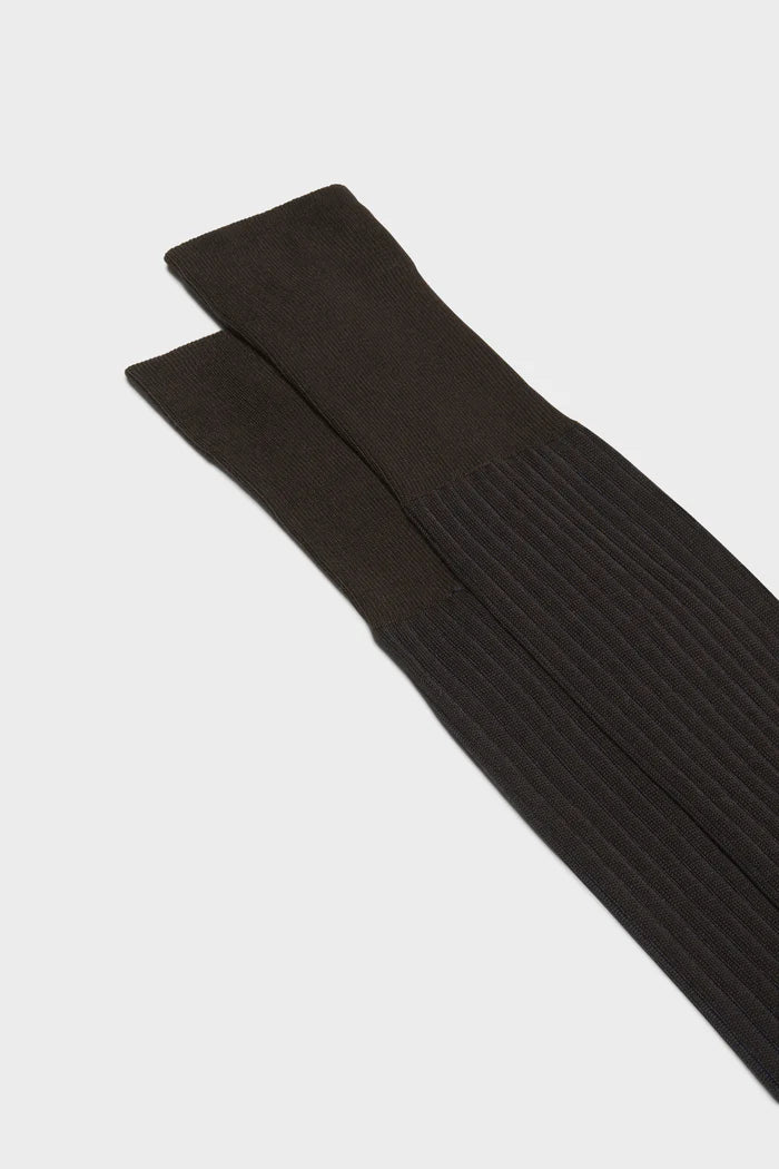 BRESCIANI - CALZA LUNGA ESSENTIAL MARIO VANISE - BLU GRANATA