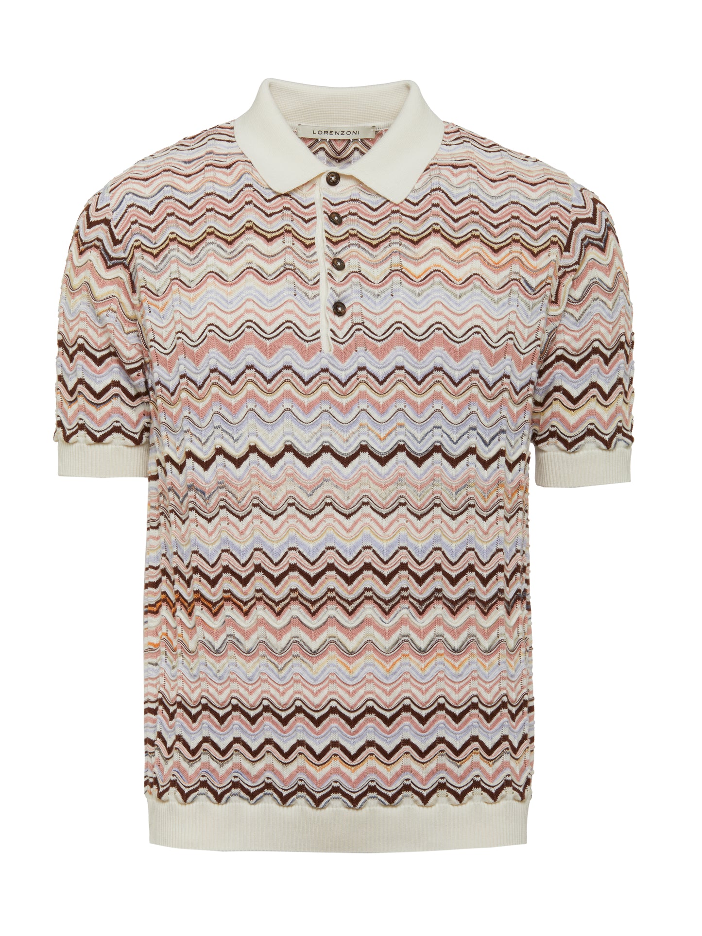 Lorenzoni - Polo Bottoni M/C - 750 Rosa