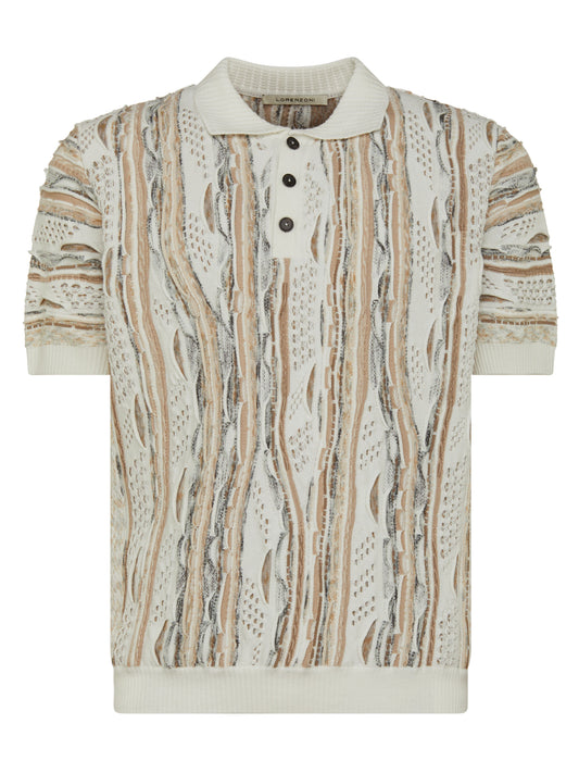 Montechiaro - Gold Polo Bottoni M/C - 321 Beige