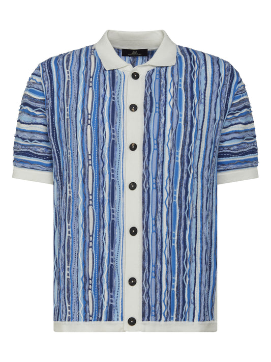 Montechiaro - Gold Polo Camicia Bottoni M/C - 400 Sky