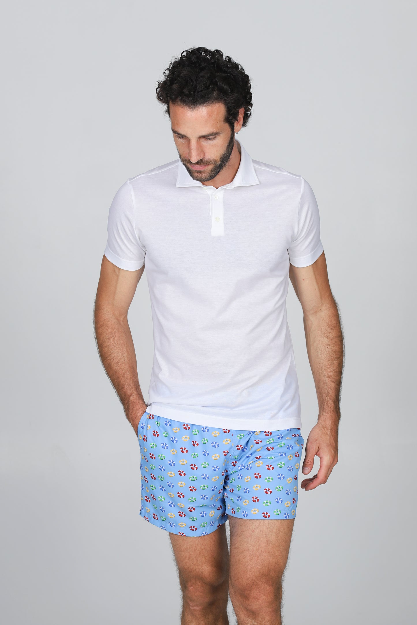 JULIPET - Maya Polo Manica Corta - 100 Bianco