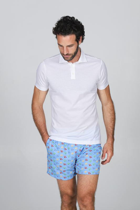 JULIPET - Maya Polo Manica Corta - 100 Bianco