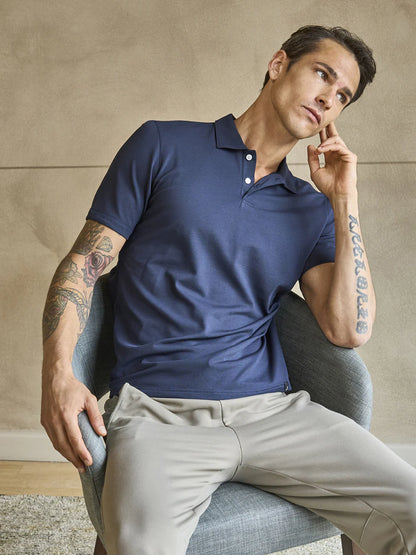 JULIPET - Manhattan Polo Manica Corta - 103 Blu
