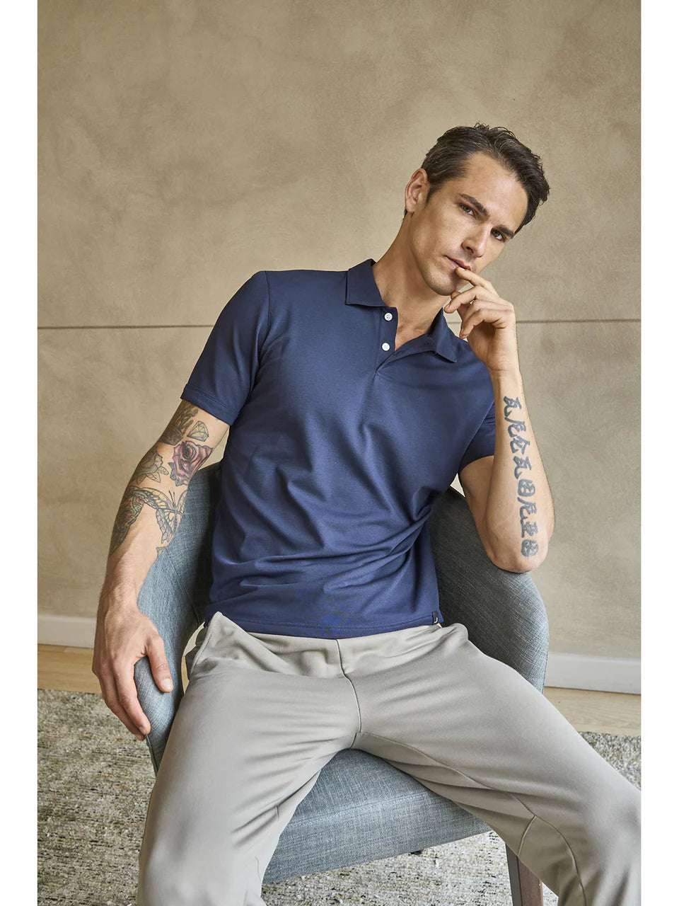 JULIPET - Manhattan Polo Manica Corta - 103 Blu