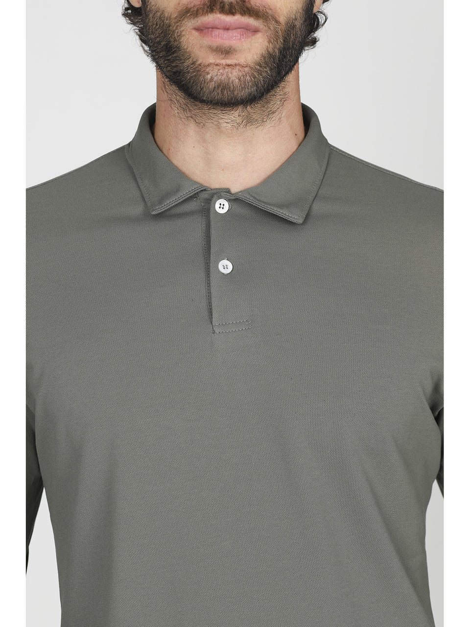 JULIPET - Manhattan Polo Manica Lunga - 589 Militare