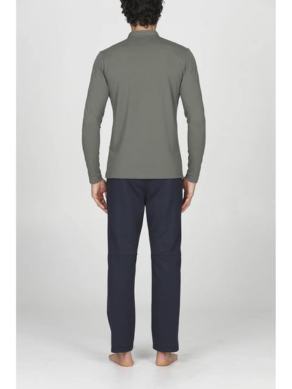 JULIPET - Manhattan Polo Manica Lunga - 589 Militare